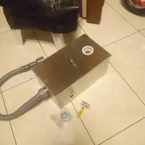 Elementmax Grease Trap Penyaring Lemak Dapur (penyaring minyak dari air) Dapur saringan lemak awet juga tahan air kotor Kualitas tinggi limbah minyak asam bagus stainless  steel