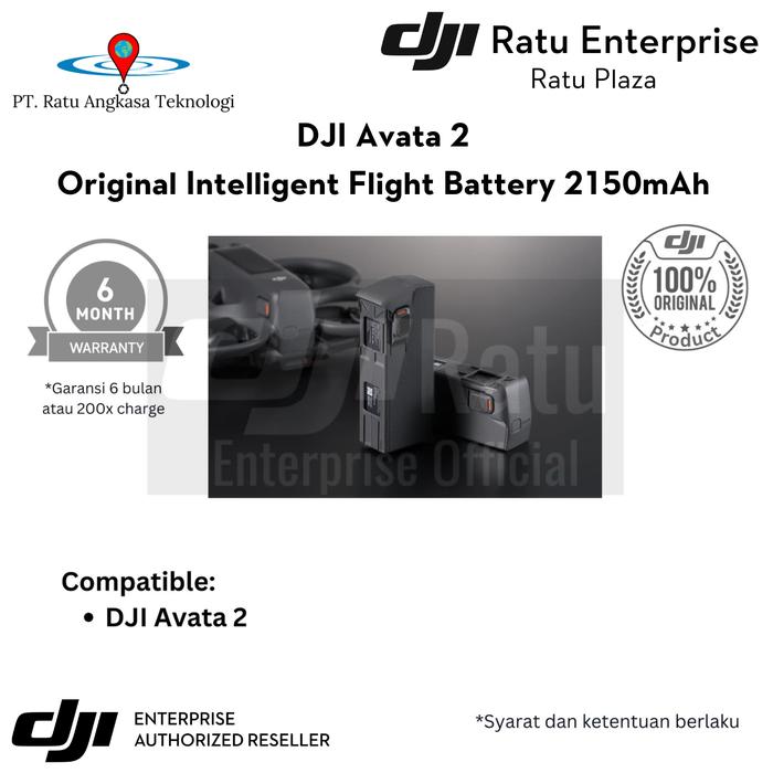 Gambar DJI Avata 2 Intelligent Flight Battery dari DJI Ratu Enterprise Kota Administrasi Jakarta Pusat Tokopedia