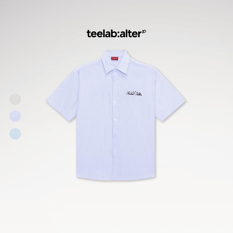Áo Sơ Mi Cộc Tay Local Brand Unisex Teelab Stars Shirt SS081