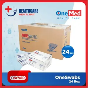 OneSwab Tissue Alkohol swab tisu alcohol swab Onemed Karton Isi 24 Box