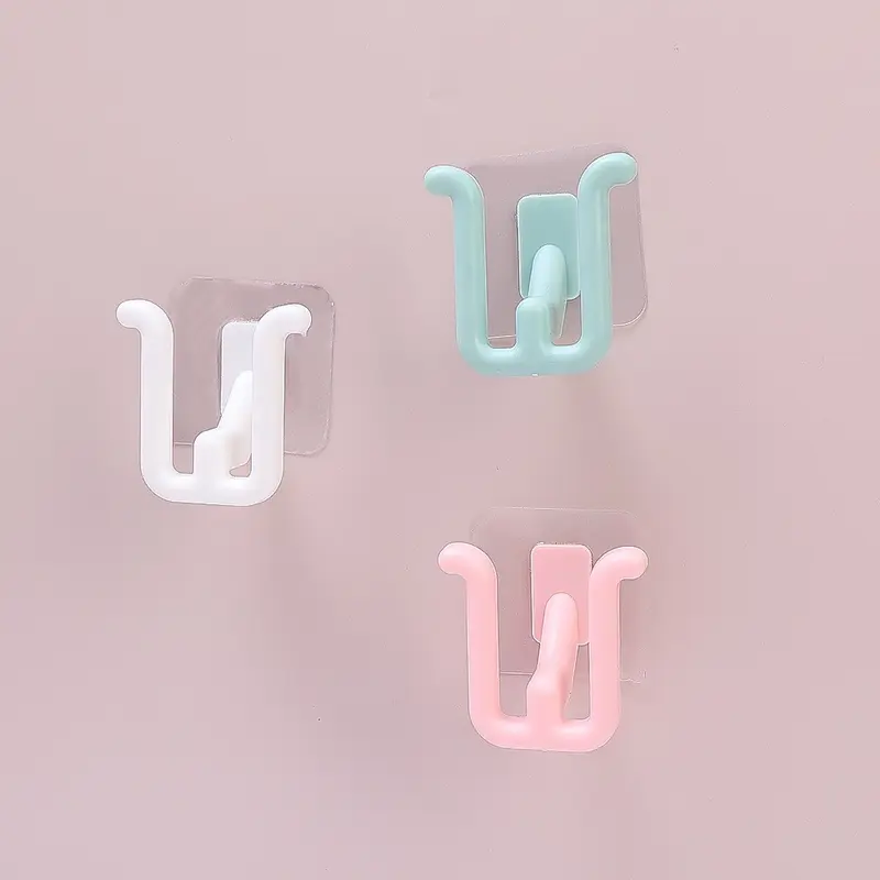 Gantungan Sandal Tempel Dinding Wall Mounted Slippers Hanger Hook Rak Kait Sepatu Sendal Kamar Mandi Holder Cantelan Dua Slot Tempat Penyimpanan Serbaguna Tanpa Paku 5