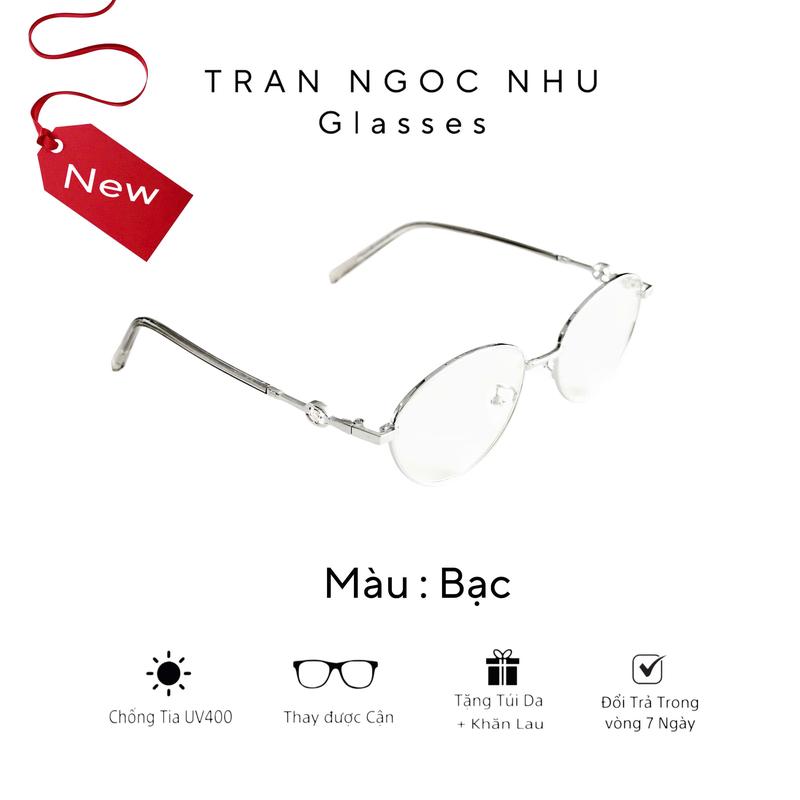  Mã A5 Mắt kính thời trang dành cho nam nữ có thể thay cận 