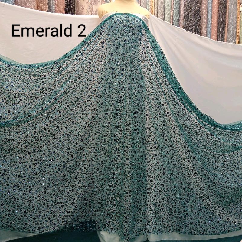 Tile payet bahan kebaya motif terbaru ( Harga permeter 1m ) 3