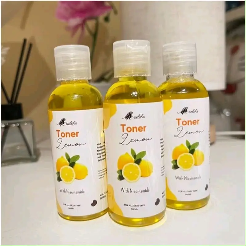 [ COD ] BPOM TONER PELICIN EKSTRAK LEMON WAJAH GLOWING CERAH 4