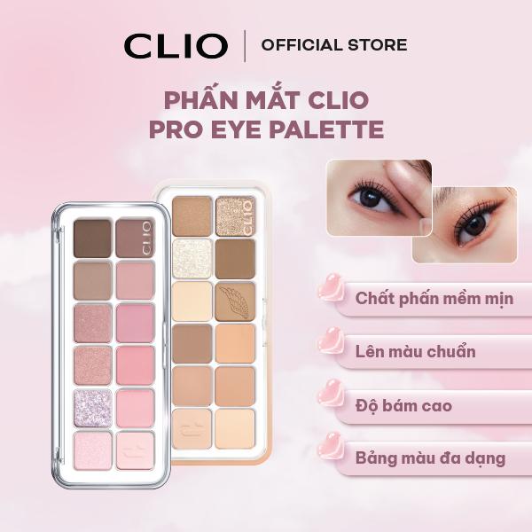 Bảng Phấn Mắt 12 màu CLIO Pro Eye Palette Air 7.2g