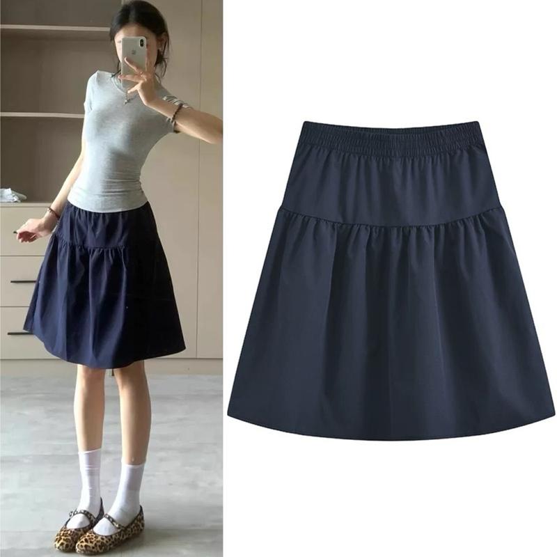 Chân váy lửng phong cách Nhật trẻ trung năng động