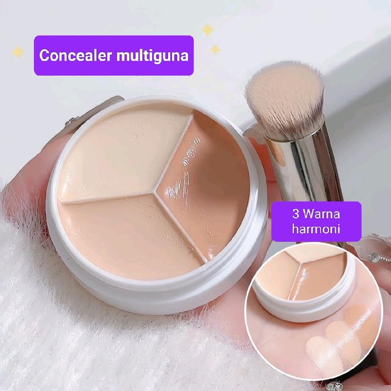 ORIGINAL Makeup Cream Color Concealer 3 in 1 Full Coverage Waterpoof Tahan Lama dan Air 1