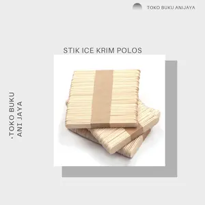STIK ICE CREAM POLOS /STIK UNTUK PEGANGAN ICE CREAM 1SET ISI 70AN PCS Kitchenware