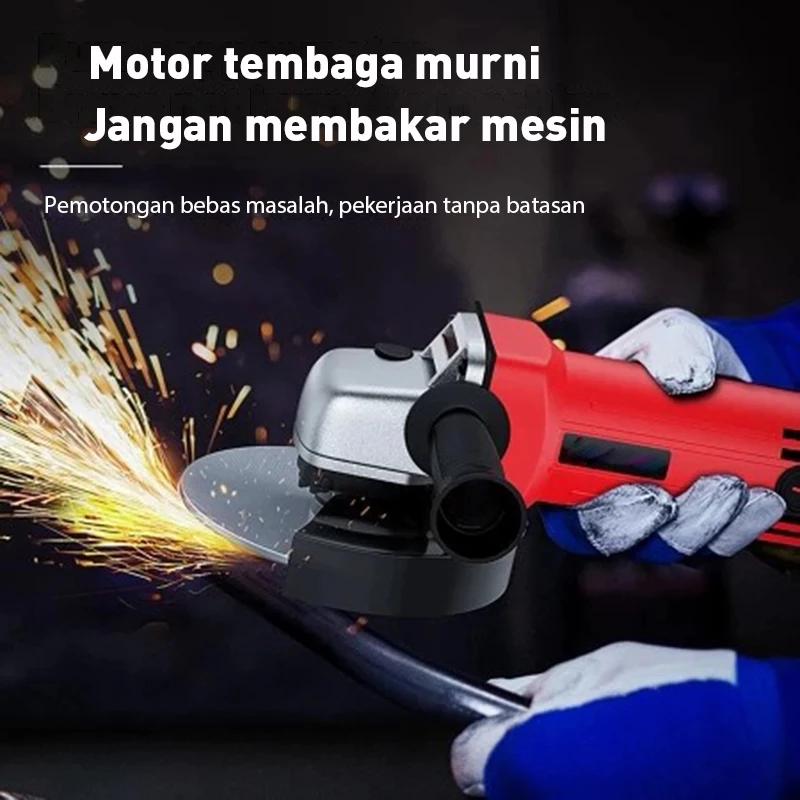 REAIM Mesin Bor dan Gerinda Listrik 2 IN 1 Paket 13MM Untuk Perbaikan Rumah Tangga Konstruksi Bangunan dan Perbengkelan Kuat Tahan Lama Multifungsi Harga Terjangkau Garansi 5 Tahun