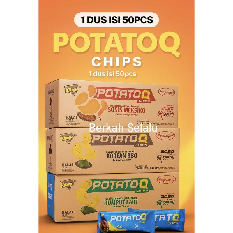 Ciki PotatoQ Chips 1Dus ISI 50Bks  Exp Maret 2027