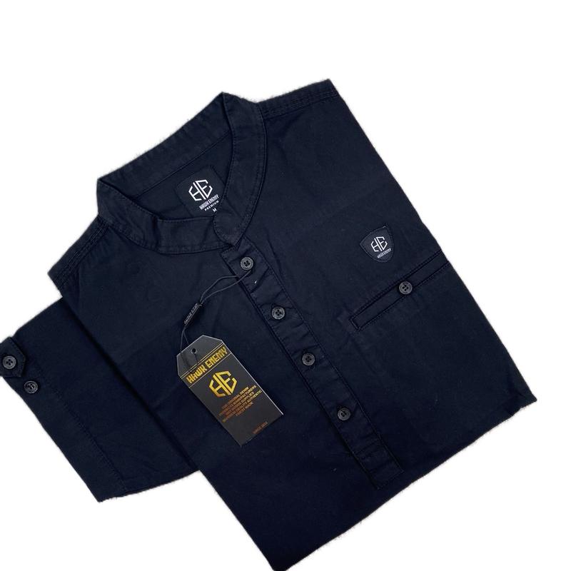 Kurta Hawk Enemy Lengan 3/4 Bahan Cotton Twill - Koko Muslim, Baju Muslim Pria Nyaman Lembut Katun 2