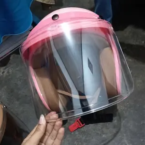 Helm Bogo Hijab Wanita List Warna Helm Cewek Aesthetic Terbaru Full Leher Flat Visor King8 Rabbit Motorcyle SNI Motorcycle