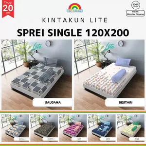 Kintakun Lite - Sprei FITTED Single (120x200) Terlaris pilihan