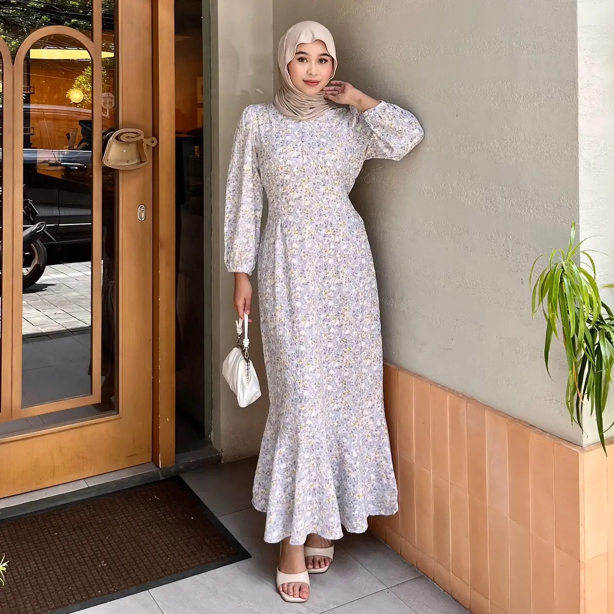 Fiorella Summer Dress Bunga