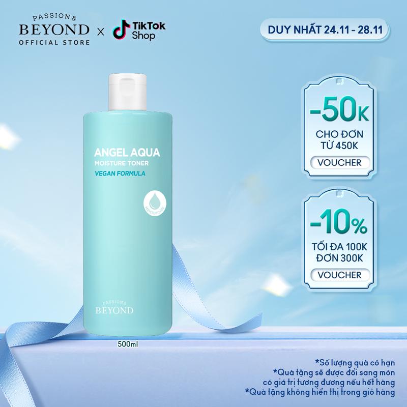   Beyond Official  Nước hoa hồng dưỡng ẩm Beyond Angel Aqua Moisture Toner 500ml 