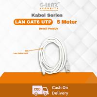 Gambar GLENZ Kabel Patch Cord Cat6 UTP 5M | Kabel Patch Cord Cat6 UTP | Panjang Kabel 5 Meter | Tahan Panas Up to 75° C | High Speed Transmitter Rate Up to 1000mbps | Kabel UTP Berkualitas Tembaga Asli | Kompatibel untuk Router, PC, CCTV Putih dari GLenz Security Kota Administrasi Jakarta Utara 3 Tokopedia