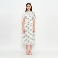 Gambar Chocochips - Helia Top / Gretel Skirt / Atasan Wanita Lengan Pendek / Motif Polkadot Model Neckline Asymmetric - [TOP] Black, S dari Chocochips Boutique Kota Administrasi Jakarta Barat 3 Tokopedia