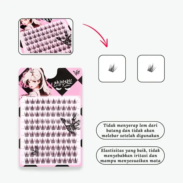 (BEST SELLER) A08RamadanRussian Look Bulu Mata Palsu -Riasan MataEvelash BulumataEyelash Extension 4