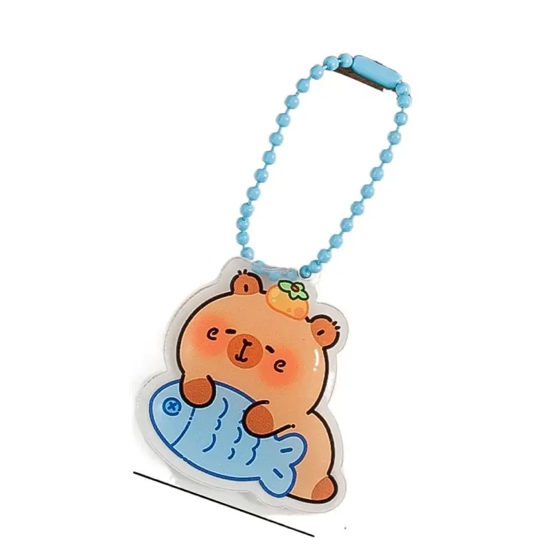 Dây Chuyền Chìa Khóa Capybara, Thiết Kế Đáng Yêu, Chất Liệu Acrylic, Phong Cách Hoạt Hình, Quyến Rũ Túi, Móc Chìa Khóa, Mặt Hàng Quà Tặng, Hàng Mới Về 5