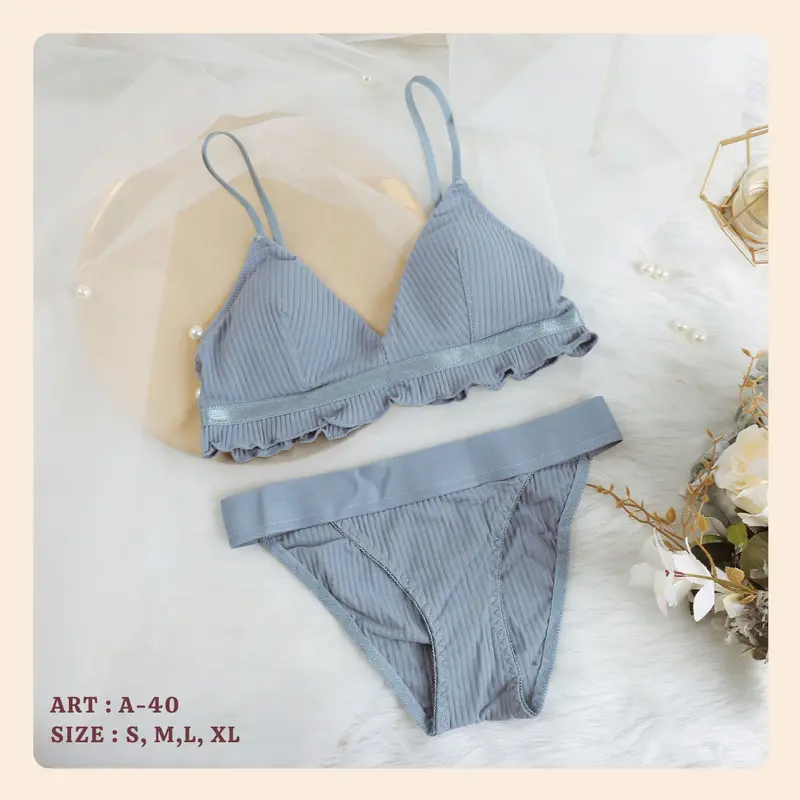 (BRA ONLY) BRA IMPORT WANITA WARNA SOFT KEKINIAN - A40 4