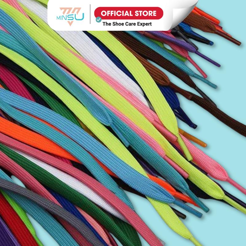 Dây Giày Thể Thao Sneaker Dẹp Nam Nữ Chính Hãng Cổ Thấp và Cổ Cao MINSU M0501 Chất Lượng Cao 120 & 160cm Shoelace Jordan