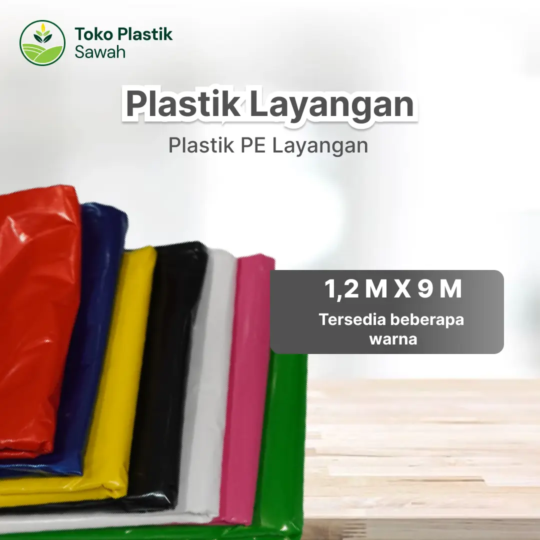 PLASTIK LAYANGAN PLASTIK LAYANG LAYANG PLASTIK WARNA LEBAR 60CM PANJANG 9 METER