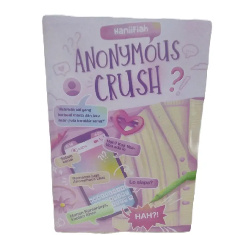 NOVEL ANONYMOUS CRUCH -HANIFIAH(BOOKPAPER) novell 1