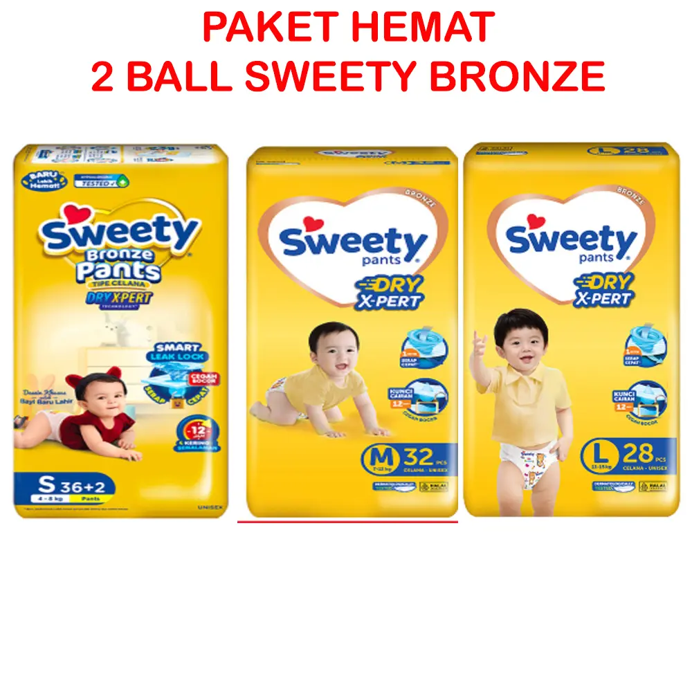 2Ball Popok Sweety Bronze S36 M32 L28 JAWA TIMUR