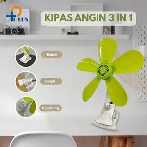 PPlus KIPAS Mini fan Jepit javotec /jepit -dinding-duduk 24w
