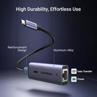 Gambar UGREEN USB Type C to RJ45 Lan Adapter Ethernet Network 1000Mbps - 15638 2-In-1 dari GGSTORESBY Kota Surabaya 4 Tokopedia