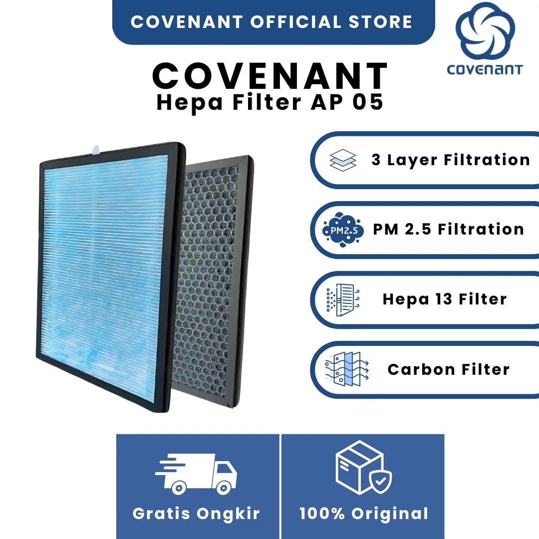 Covenant HEPA Filter untuk AP-05 dan AP-06