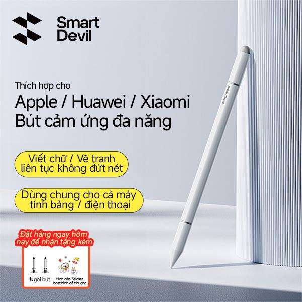 Smart Devil Bút cảm ứng đa năng cao cấp cho Apple, Huawei, Xiaomi, điện thoại & máy tính bảng – không cần sạc, viết vẽ mượt mà, ngòi mỏng chính xác, có khả năng từ tính, cảm ứng nhạy bén, Nhiều màu sắc