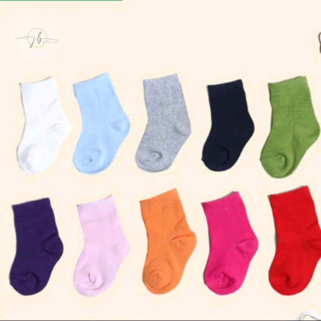 3 Pasang Kaos Kaki BAYI MOTIF DAN POLOS | New born 0-6 bln, 7-12 bln, dan 18-24 bln | Katun Lembut | Bayi Laki-Laki / Bayi Perempuan Unisex Cotton Newborn
