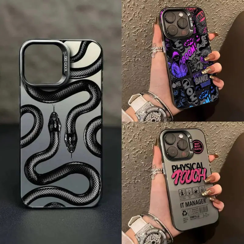 Premium Matte Hard Casing Hp Case Aesthetic Compatible For Iphone 7 8 7+ 8+ X XS XR 11 12 13 14 15 16 Pro Promax Plus Full Cover Pelindung Handphone Silicone Softcase Hardcase RCI200 0