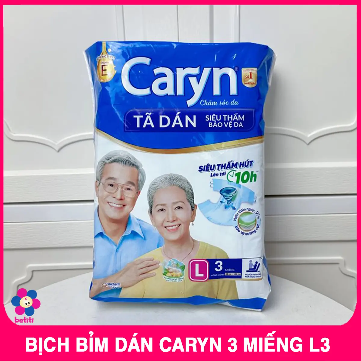 Bịch 3 Miếng Tã Dán Caryn Cho Mẹ Bầu Sau Sinh L3