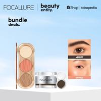 Gambar FOCALLURE 2PCS Makeup Set Duo Eyebrow Cream & Gel & 3-in-1 Facial Shaping Palette Paket Makeup Paket Hemat - PP01, BR03 dari BEAUTY ENTITY Kab. Tangerang 1 Tokopedia