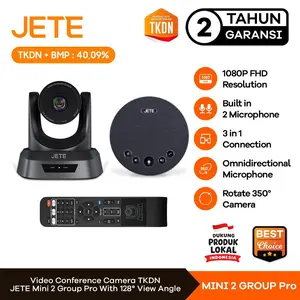 Webcam Video Conference JETE PTZ 3x Zoom with Speaker JETE Mini Group