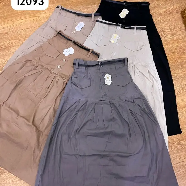 rok kancing ready lima warna