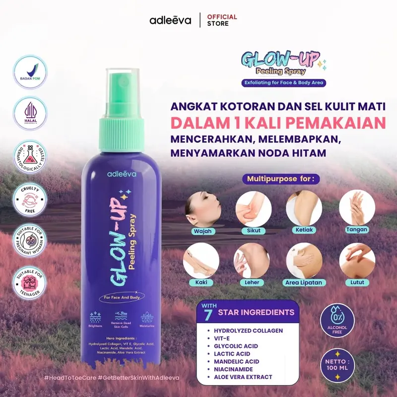 ADLEEVA SKINCARE- Glow Fushion Overnight Peeling Serum | PEELING SERUM 6