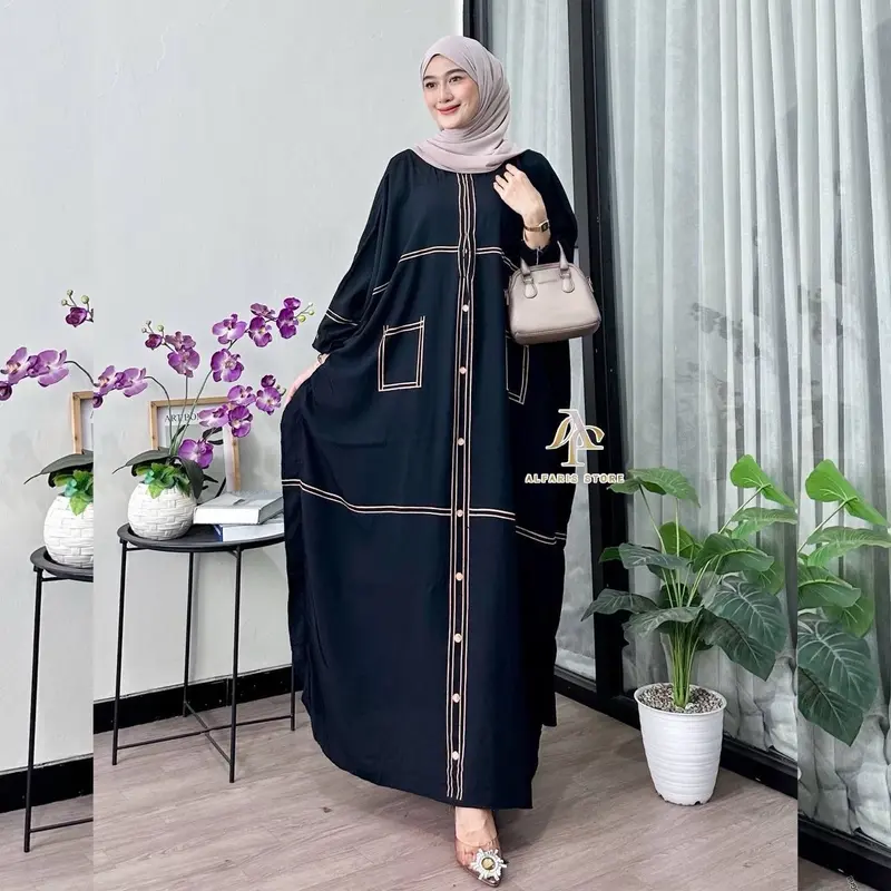Kaftan Motif Sofia Rayon Premium Jumbo Ld 180 cm 0
