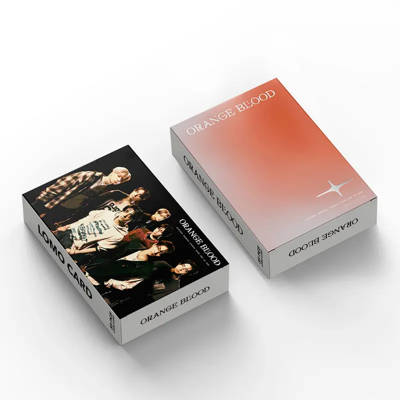 ENHYPEN Orange Blood Album Photocard Lomo Card, YANEN, 55 Cái / Hộp, Ảnh Thần Tượng Kpop Tự Làm, Hàng Có Sẵn 3
