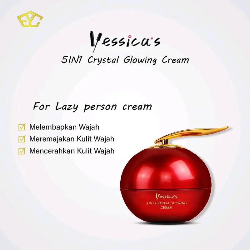yessica 5 in 1 crystal glowing cream 1