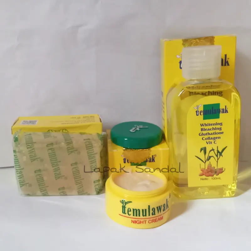CREAM MALAM TEMULAWAK SABUN DAN TONER ORIGINAL 0