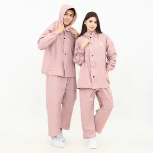 Azka Raincoat Jas Hujan PVC Karet Mantel Motor Anti Rembes Desain Modern Perlindungan Optimal Full Protection