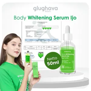 GLUGHAVA STORE - [ Dpt 1 Botol ]- (50 ML)-Whitening Body Serum Glowup 50ml/ 10% Nicinamide/ 3%Tranexamic Acid