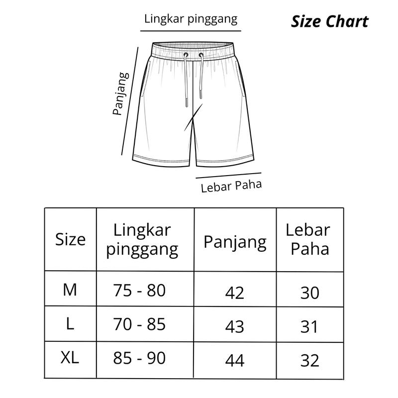 Product Introduction of MDN Boardshort Basic | Celana Pendek | Celana Santai Karet Fit Kantong Melar Panjang 0