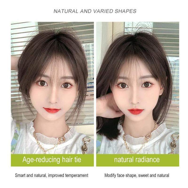 Product Introduction of Tóc Giả Thời Trang, Tóc Mái Bằng Không Khí Giả, Kẹp Tóc Thanh Lịch, Tóc Mái, Y4B6 33