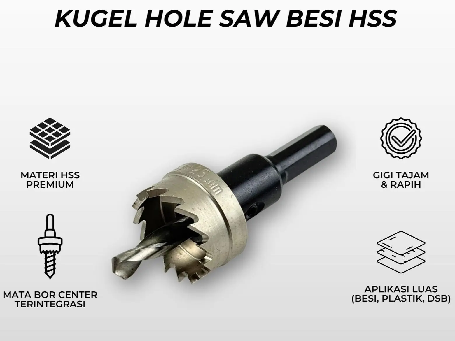 Hole Saw HSS Kugel 32mm - 50mm