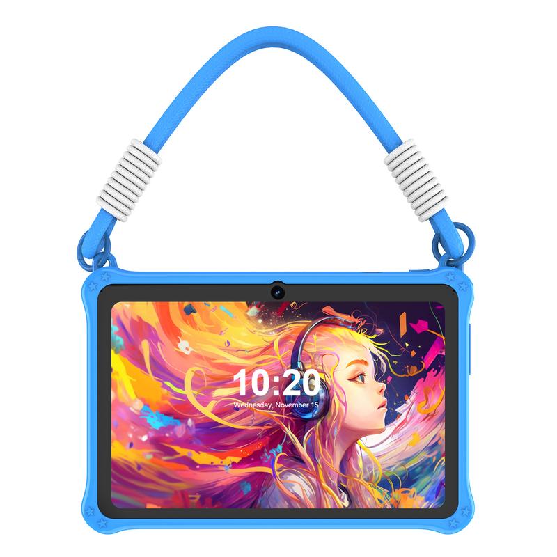 Product Introduction of K7 7 Inch Android 13 Tablet, 2G RAM 32G ROM Tablet with Silicone Case for Home & School, Fashionable 0