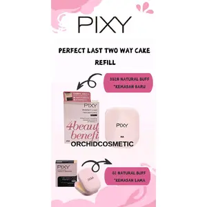 [100% ORIGINAL] [REFILL] NEW SHADE!!! PIXY 4BB TWO WAY CAKE PERFECT LAST - REFILL / Pixy Refill Twc Perfect Last / Pixy Bedak Powder Wajah